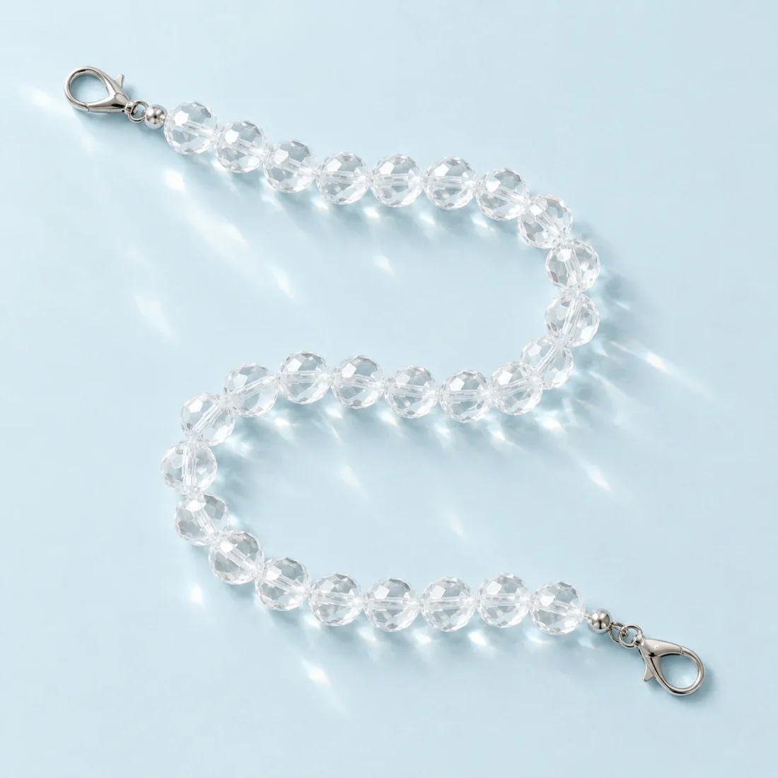 Clear Bag Strap, laid flat