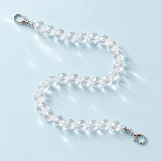 Clear Bag Strap, laid flat