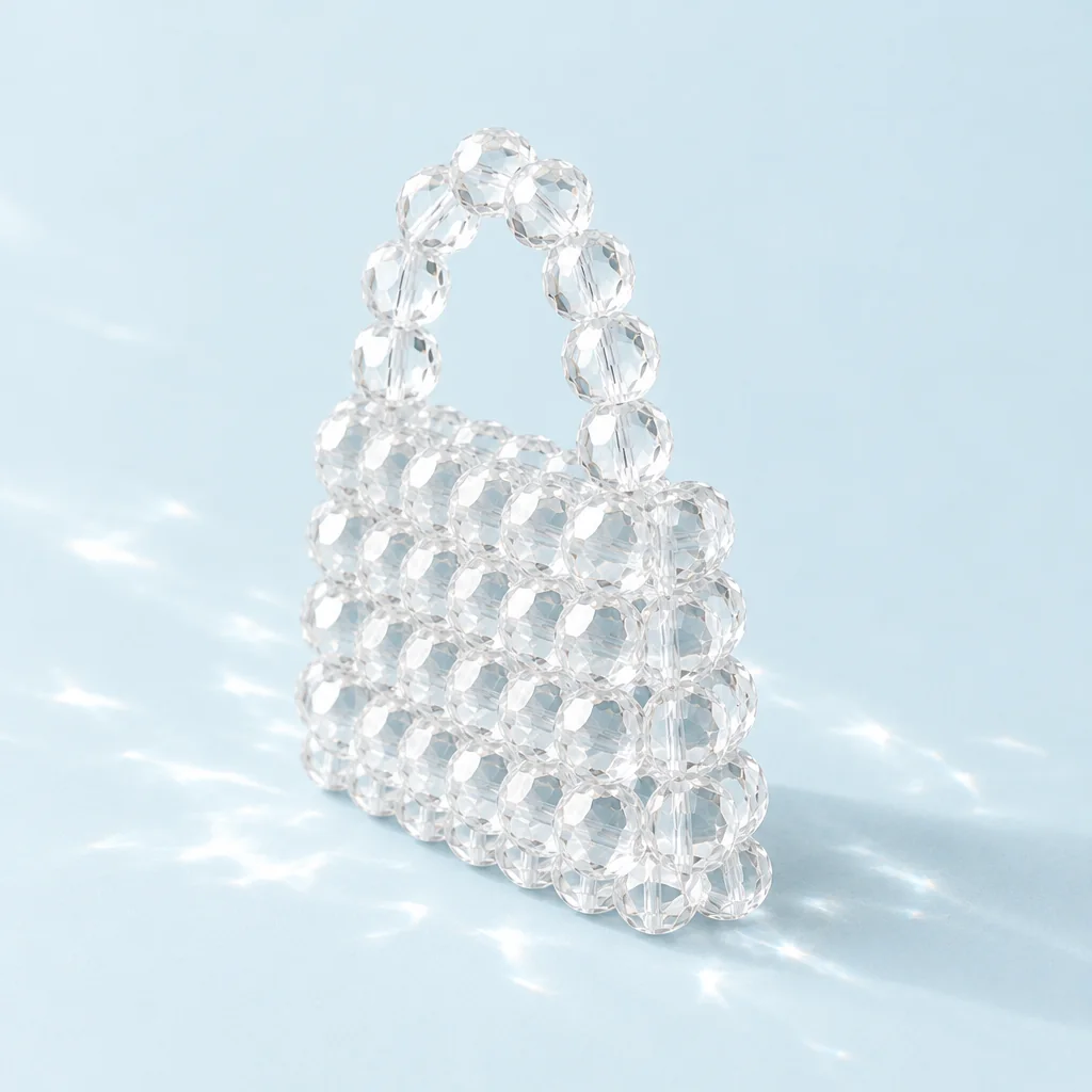 Clear Micro Bag, side and back view