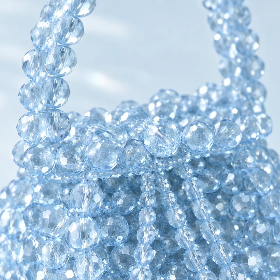 Glacier Bucket, beadwork close-up
