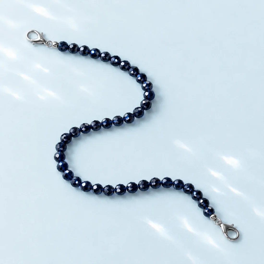 Midnight Bag Strap, laid flat