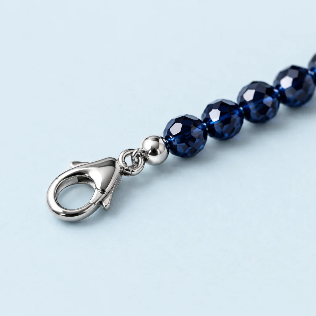 Midnight Bag Strap, clasp close-up