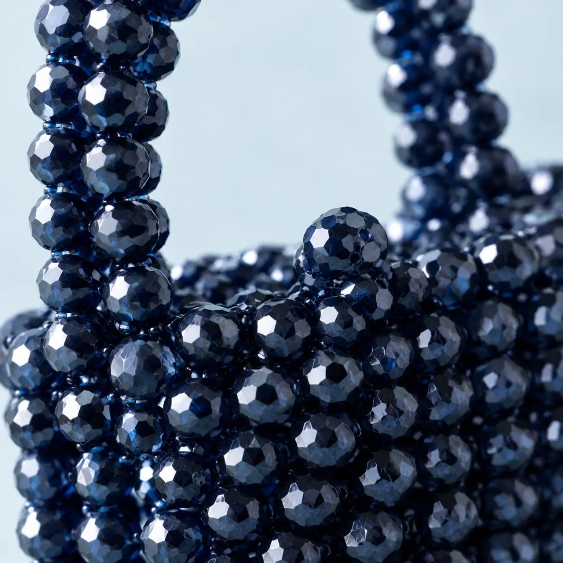 Midnight Mini Top-Handle, beadwork close-up