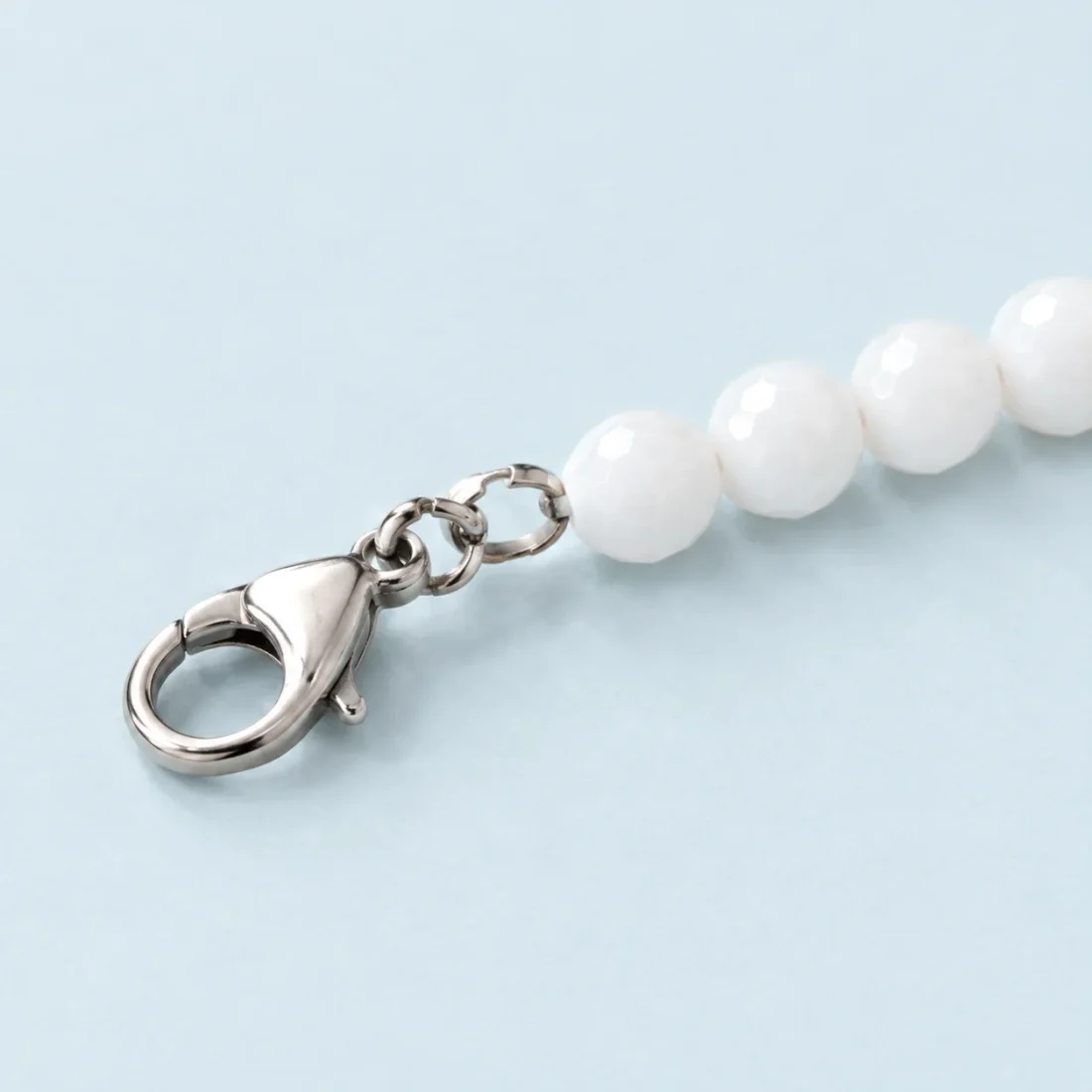 Milk Bag Strap, clasp close-up