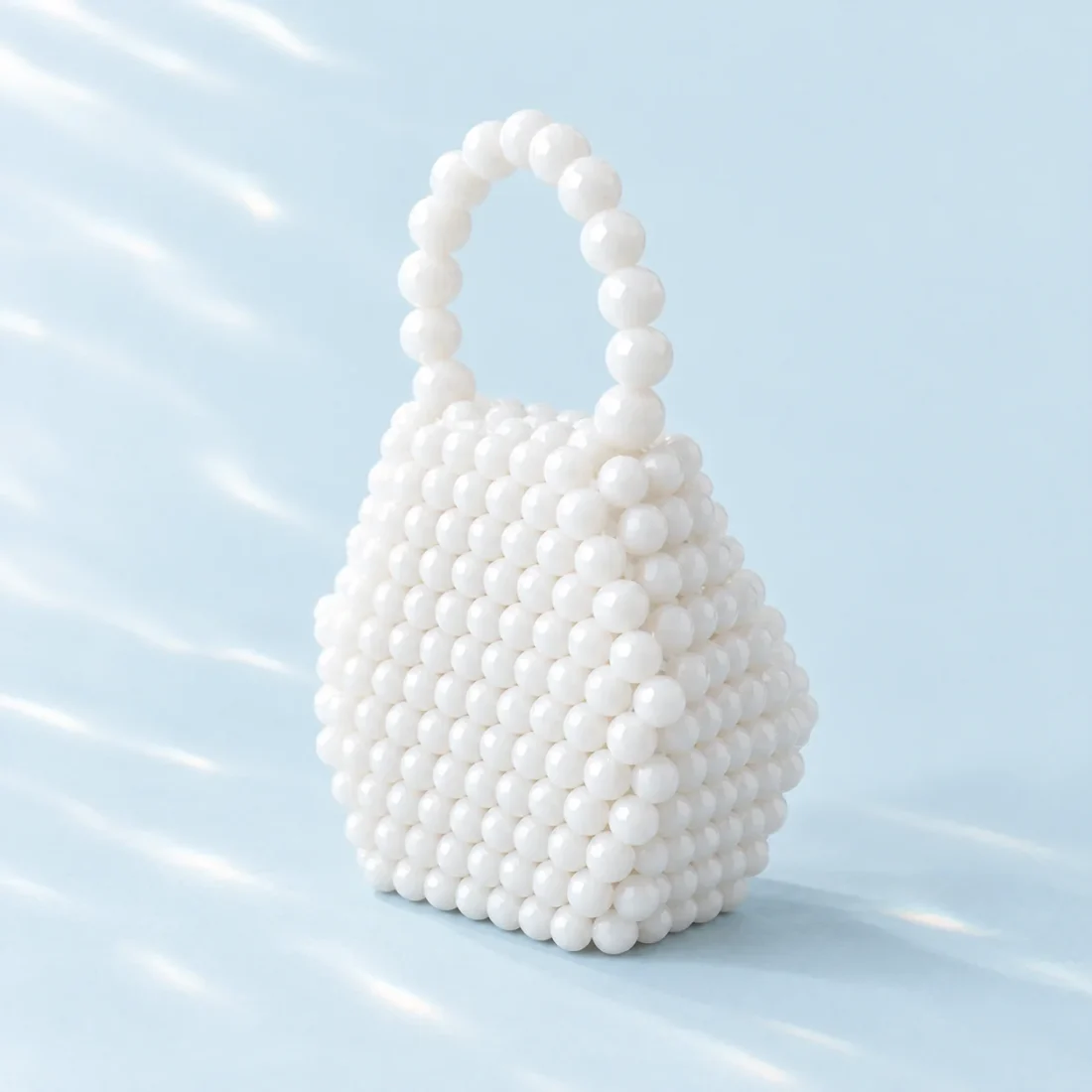Milk Hexagon Bag, side and back view