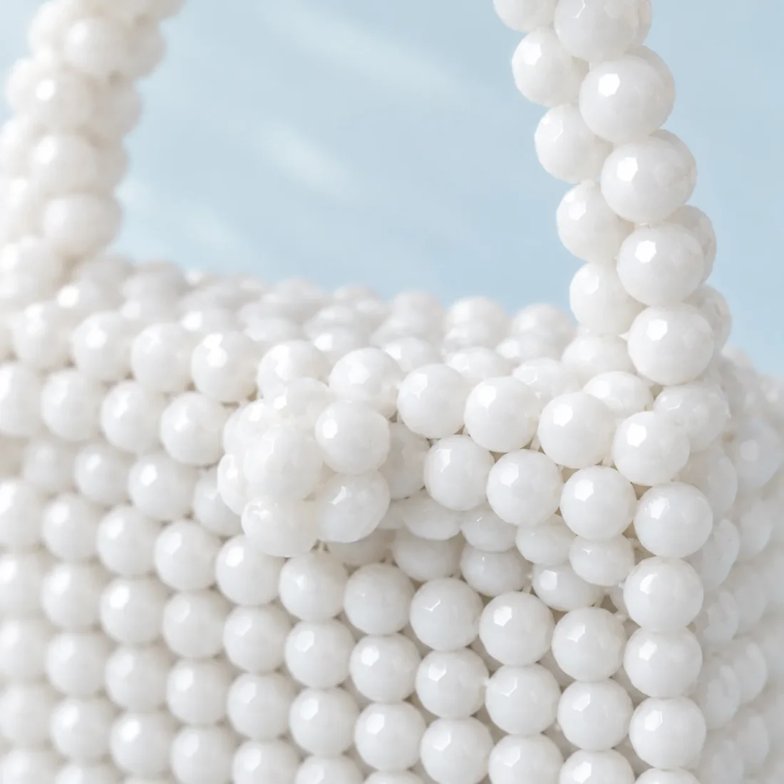 Milk Mini Box, beadwork close-up